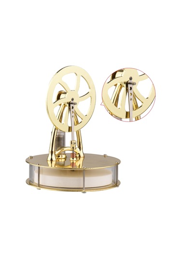 Ximistore9 D3 Metal Buhar Motoru - Bilimsel Deney Seti Ve Eğitici Oyuncak Hediyelik