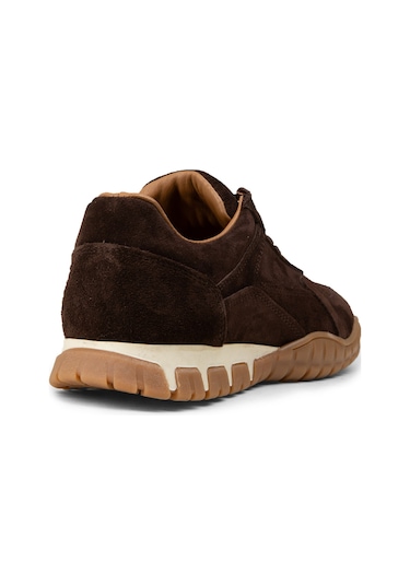 Deery Kadın Hakiki Süet Kahverengi Sneaker Ayakkabı - M5102zkhvc01