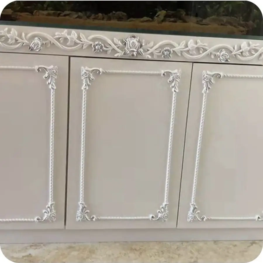 Cudo Dla Doma Duvar Dekorasyonu İçin Esnek Kendinden Yapışkanlı 1 Cm Duvar Şeridi 156046269 Gümüş-beyaz