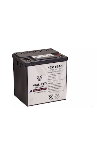12 Volt 55 Amper Jel Akü Solar Güneş Enerjisi - Volan Akü / 325018661