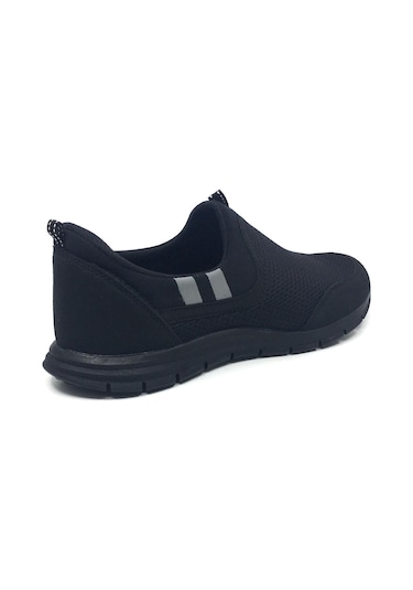 Taşpınar Frz Yazlık Ortopedik Rahat Esnek Erkek Spor Bağsız Ayakkabı 40-47 Siyah