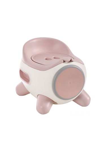 Hangfox Küçük Çocuklar İçin Kalın Yapıklı Kamyon Desenli Tuvalet, İç Kova Ve Kolay Temizleme Özelliği İle Emekli Eğitimi Pembe