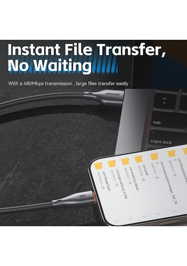 Wk Wdc-116m 12w Usb Micro Usb Hızlı Şarj Veri Kablosu, Uzunluk: 1m Siyah