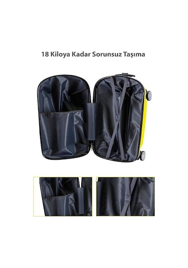 Protocol London Abs Sürülebilir Çocuk Valizi Mavi