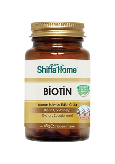 Shiffa Home Biotin Tablet - Biotin Containing 60 Tablet X 750 MG