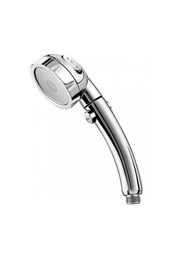 Su Tasarruflu Duş Başlığı Aç Kapa Özellikli 3 Kademeli Su Akışı Krom