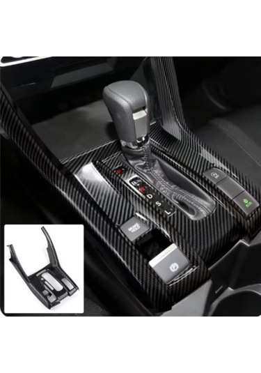 Honda Civic Fc5 Fk7 2016 - 2021 İçin Karbon Fiber Vites Çerçevesi Sağ Sol Direklerde Dahildir