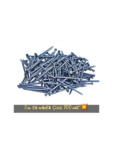 3 Cm Lik Dolap Arkalık Çivisi 100 Adet
