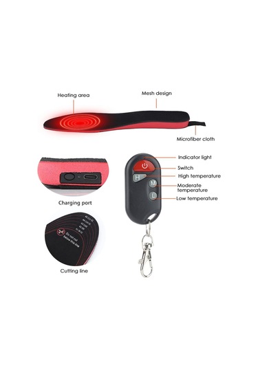 Suntek Açık Spor Kamp Için Şarj Edilebilir 2100mah L Siyah