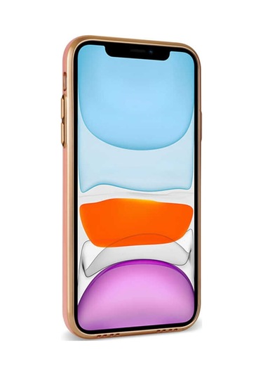iPhone Uyumlu 11 Kilif Kartlikli Köseli Altin Model Kapak 561060756