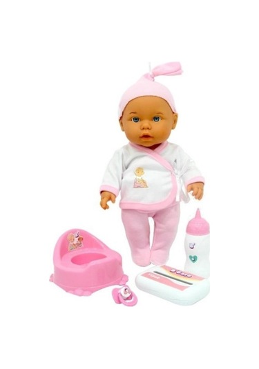 Bebelou Tuvalet Zamanı Sesli Bebek Seti 35 cm