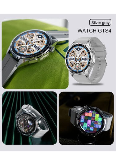 Leezsing GTS4/LT09 Çelik Kordonlu Akıllı Saat (İthalatçı Garantili)