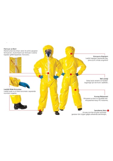 Starline 100pe04 Kimyasal Koruyucu Tulum