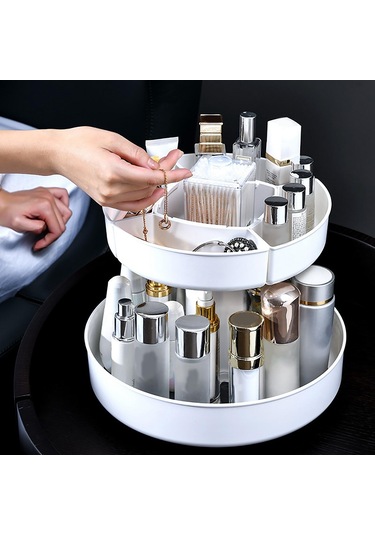 Suntek Pikap Lazy Susan Rack Servis Tepsisi Ekran Standı Gri