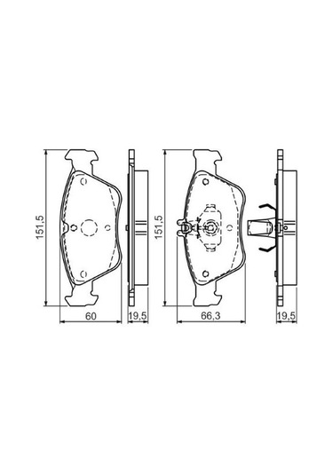 Mercedes E Serisi 210 E 200 2.0 1995-2001 Bosch Ön Balata