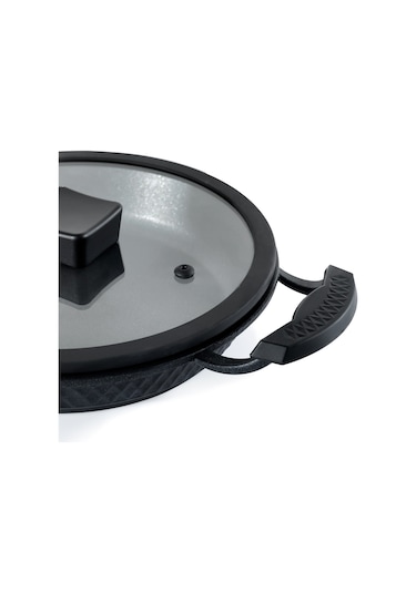 Schafer Hektor 3 Lü Döküm Sahan Seti 6 Parça-siyah Siyah