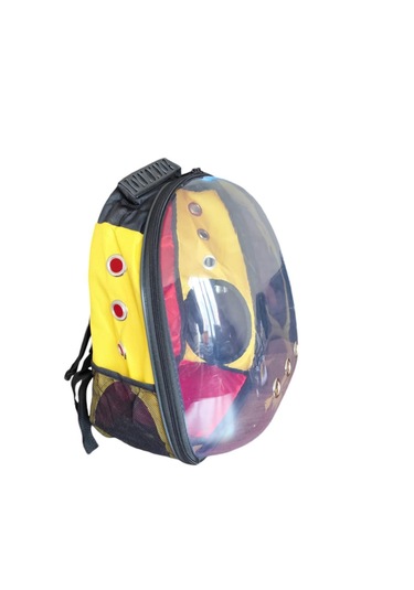 Mygeppetobag Kedi Köpek Taşıma Çantası Astronot Şeffaf Pvc 42 x 22 x 33 CM