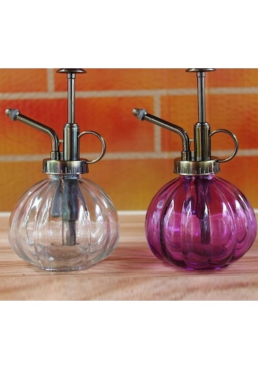 Pazly Suntek Sulama Şişe Pot Mor Çiçek Bitki Bahçe Antik Vj