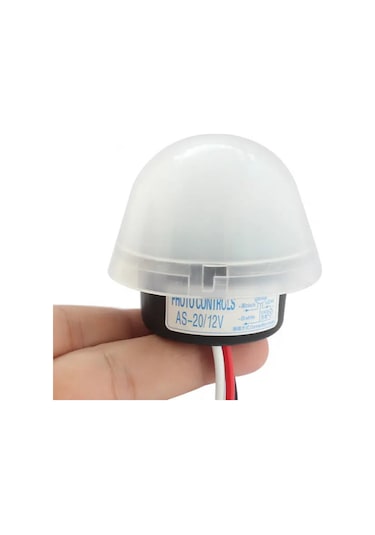 As20 Fotosel Modül Dc 12v Su Geçirmez Sokak Bahçe Park Lambası
