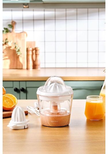 Karaca Freshpulpy Wooden Desenli Elektrikli Narenciye Sıkacağı