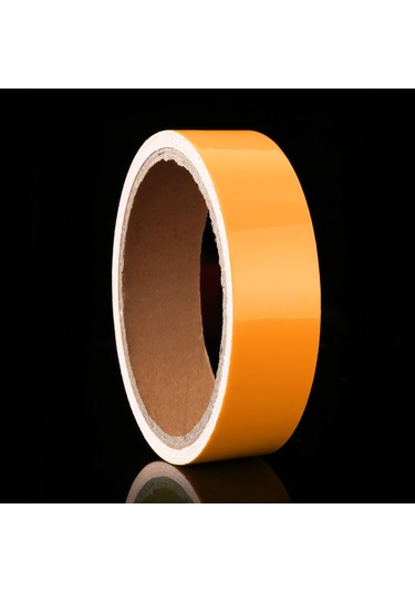 Sones Işıklı Bant Yeşil Karanlıkta Parlayan Duvar Stickerı Işıklı Fotolüminesan Bant Sahne Ev Dekorasyonu, Boyut: 2cm X 3m Sarı Işık