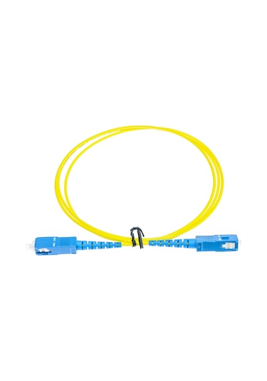 Fiber Optik Patch Kablo 10 Metre Sc-sc 9/125 Singlemod (EV-OFİS internet bağlantısı için uygundur.)