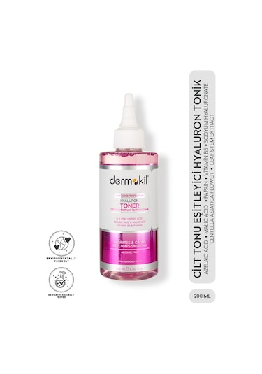Dermokil Hyaluron Cilt Tonu Eşitleyici Tonik 200 ML