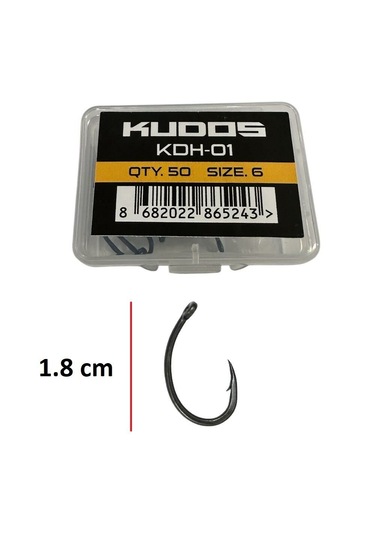 Kudos Kdh-01 No:6 Olta İğnesi 50 Adet