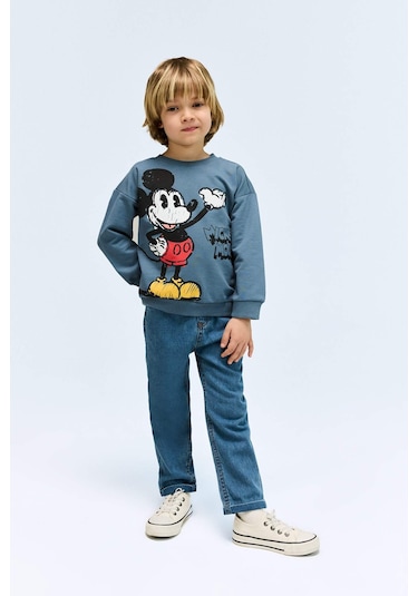 DeFacto Erkek Bebek Beli Lastikli Düz Paça Jean Pantolon A4099A525SPNM28