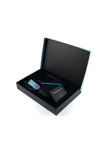 Muıni 2050 Erkek Kemer Hakiki Deri Cüzdan Kartlık Kalem 4'lü Takım 001