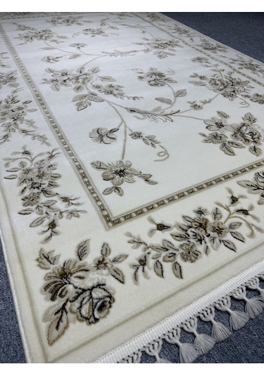 Tiffany Halı Sentez 7005 AV 150x230 Krem Kahve 4 M2 İnce Halı