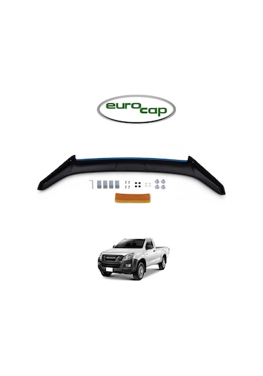 Eurocap Isuzu D-Max Ön Kaput Koruyucu Rüzgarlık 3Mm Abs 2012-19