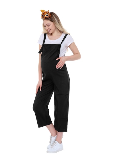 Luvmabelly Myra6105 Hamile Salopet Siyah