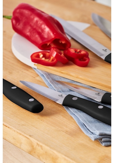 Karaca  Mastercut 6 Parça Bıçak Seti Siyah