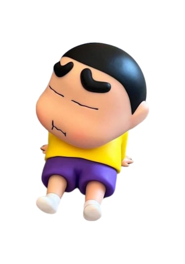 Dofolink Crayon Shin-chan Pvc Akıllı Telefon Tutucu Hareketli Model - Masaüstü Dekoratif Figür Oyuncağı 10cm 2 M