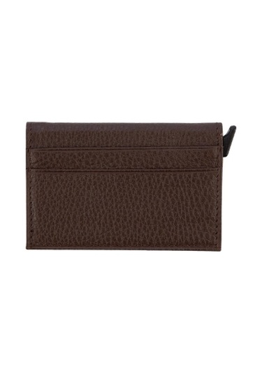 Karali Hakiki Deri Kartlık Kahve K578-2 Kahverengi