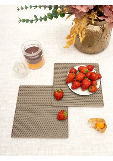 Arrıchi Sıcak Yemekler İçin Mutfak Silikon Standı 215928631 Gri