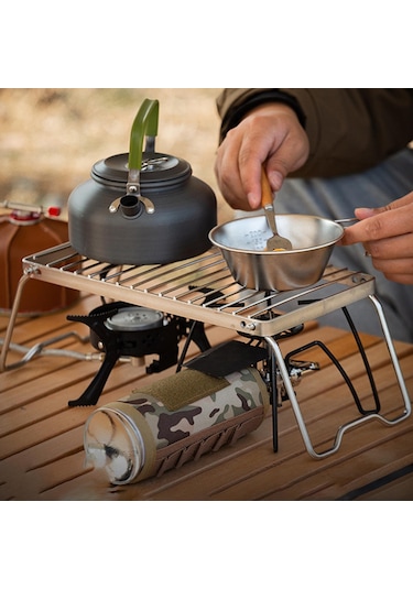 Suntek Katlanır Soba Rafı Dışında Tencere Standı Tip-c-orta