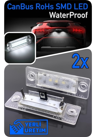 Vw Transporter Multivan California T5 T6 Canbus Led Plaka Aydınlatma Ledi Lambası