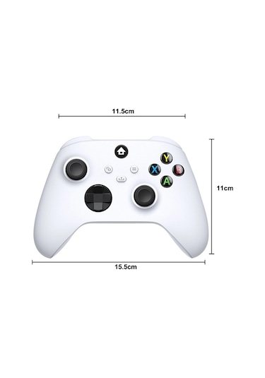 Konsol Plus Xbox 9. Nesil Kablosuz Oyun Kolu PC / Android / iOS Uyumlu Beyaz