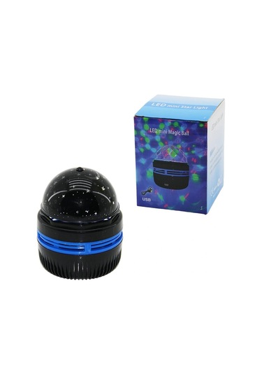 Mini Gece Lambası Pilli - Usbli Gün Işık - Renkli Işık Renk Değiştirme - Manuel Dönerli Çok Renkli