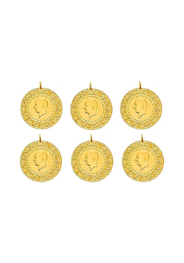 6 Adet Yeni Tarihli Yarım Altın