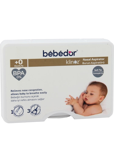 Bebedor 562 Burun Aspiratörü ve Yedek Uç 3'lü