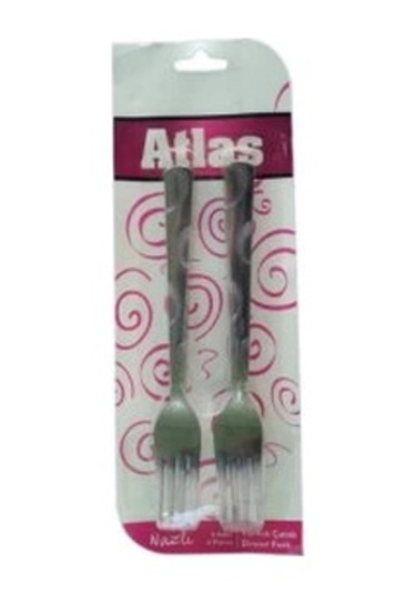 6 Parça Metal Yemek Çatalı 5365 Çok Renkli