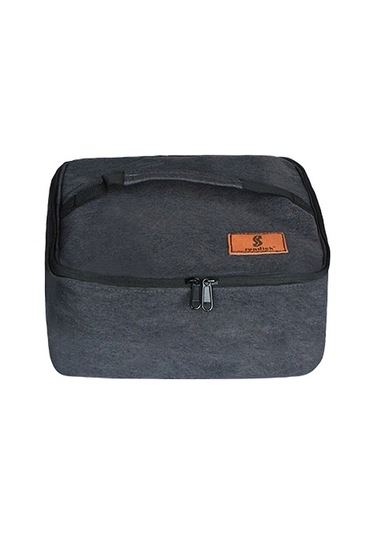 "su Geçirmez Mini Ocak Çantası - Dayanıklı 600d Oxford Kumaş, Şok Emici Taban" Koyu Gri Koyu Gri