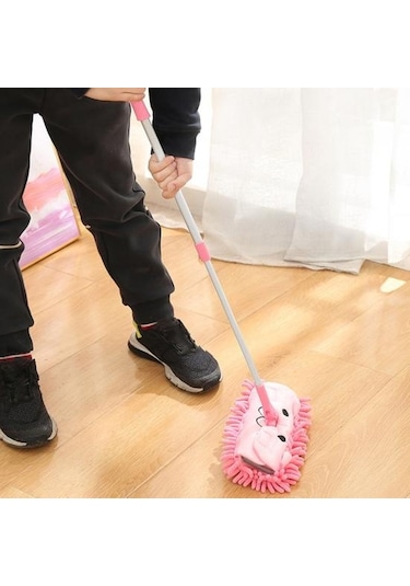 Çocuk Paspas 180 Rotasyon Derin Temizlik Paspas Beyaz