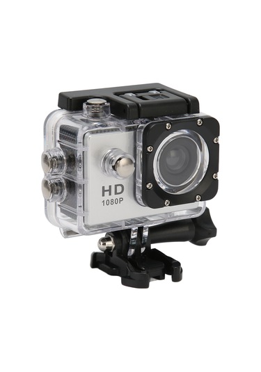 Konesam 30m Su Geçirmez Spor Kamera - 1080p Hd, 2" Lcd Ekran, 140 Derece Geniş Açı, Usb 2.0, Yerleşik Pil Siyah