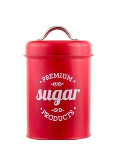 Pazly Çok Fonksiyonlu Demir Kahve Kabı, 3 Renk, 18x10.5cm, Büyük Kapasiteli Kırmızı