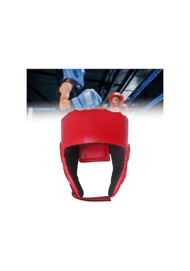 Mufunye Kırmızı Çocuklar İçin Spor Muhafaza Başlığı - Dövüş Antremanı Ve Yarışma Koruması Kırmızı