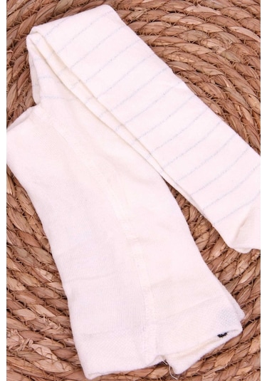 Breeze Kız Çocuk Külotlu Çorap Krem (6 Ay-2 Yaş)